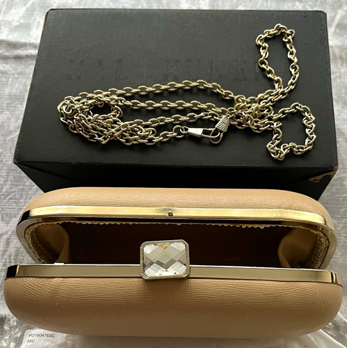 Clutch festlich elegant - clutch, beige